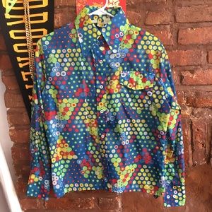 Vintage psychedelic dots shirt